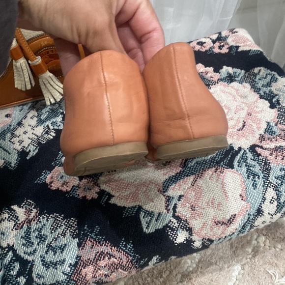 J. Crew Blush Pink Nude Ballet Soft Leather Flats Size 7.5 - Picture 4 of 8